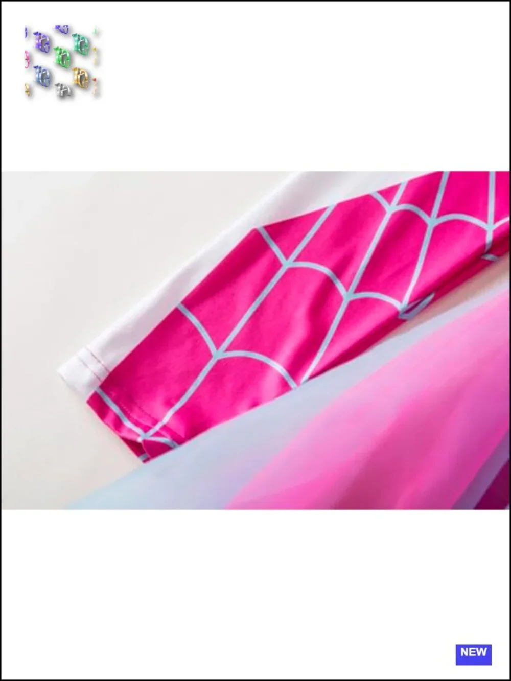 Girls Bat Spider Web Tutu Ruffle Princess Dress Halloween Costume